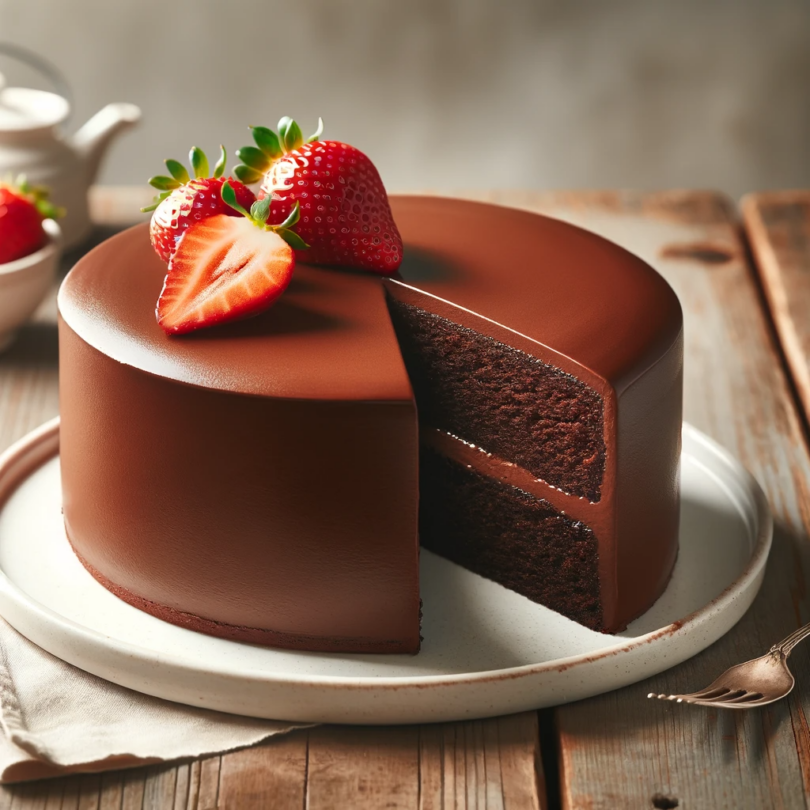 Easy 1 Layer Chocolate Cake Recipe